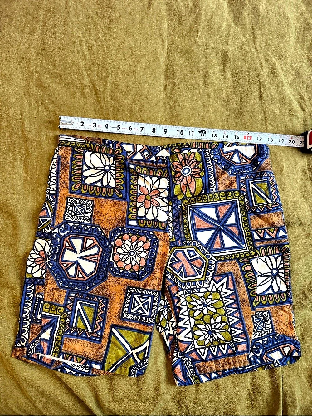 Jantzen Kona Kai Hawaiian Casuals Surf Shorts Waist 36 vintage 60s